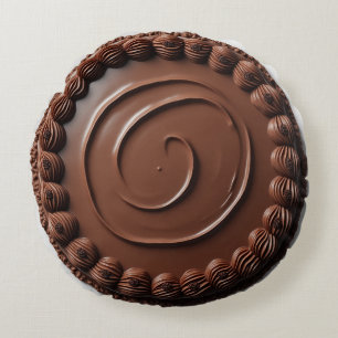 almohadilla de almohada de pastel de chocolate