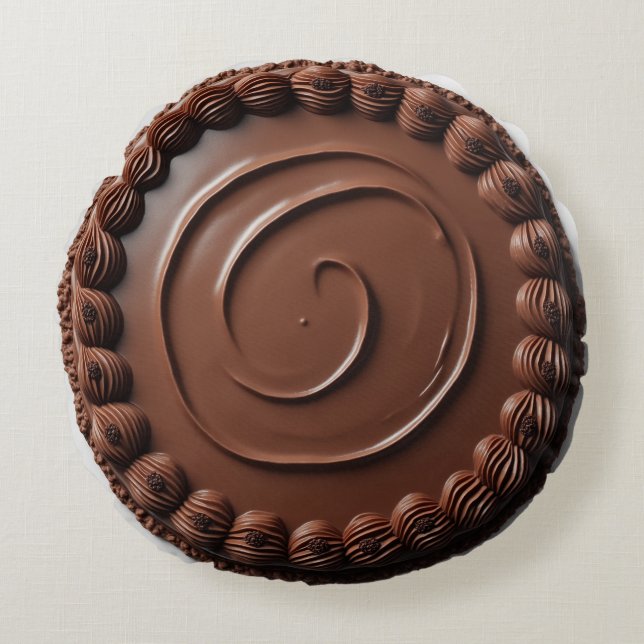 almohadilla de almohada de pastel de chocolate (Anverso)