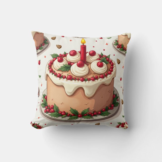 almohadilla de almohada de pastel para navidades (Anverso)