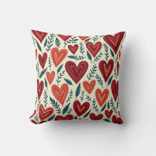 almohadilla de almohada de patrón de amor (Edición