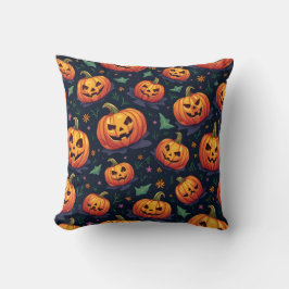 almohadilla de almohada de patrón de calabaza de H