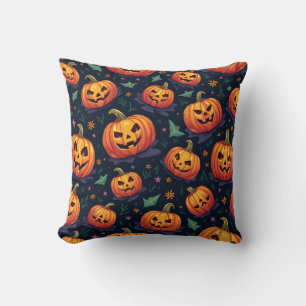 almohadilla de almohada de patrón de calabaza de H