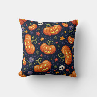 almohadilla de almohada de patrón de calabaza de H