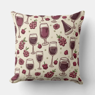 almohadilla de almohada del día del vino