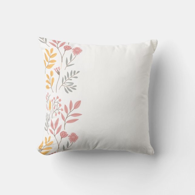 almohadilla de almohada floral simple (Anverso)