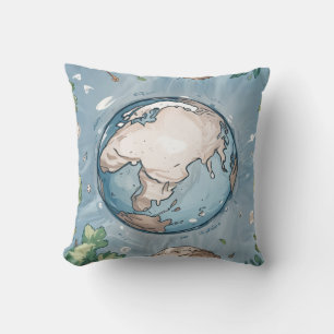 almohadilla de imágenes de la Tierra, almohada