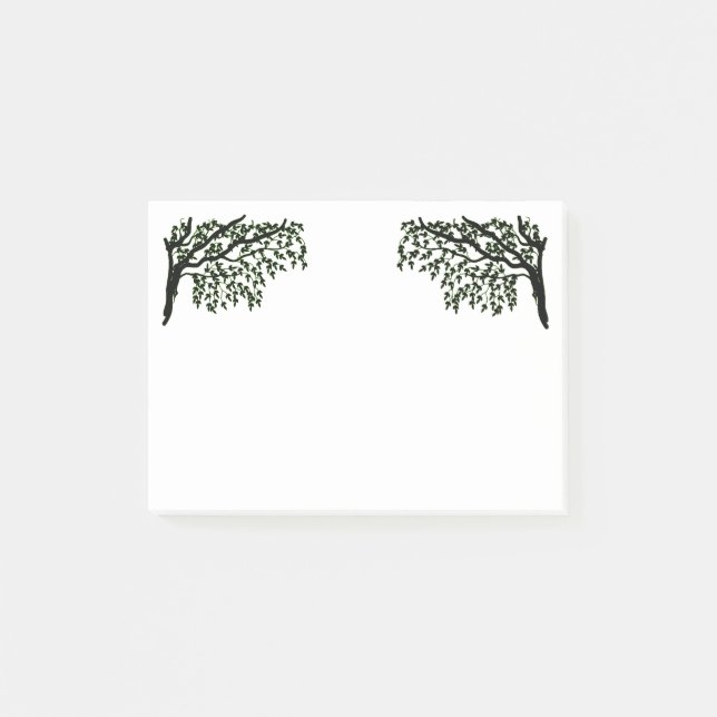 Almohadilla de nota - Ramas de leafy (Anverso)