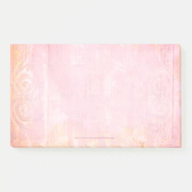 Almohadilla de notas de arte grunge pintado (Anverso)