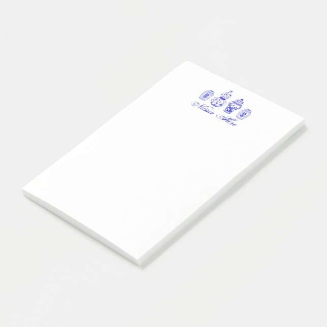 Almohadilla de notas de papel grande para jengibre (En perspectiva)