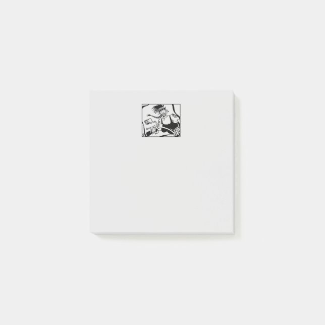 Almohadillas de notas grises de Biker (Anverso)