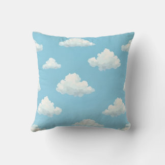almohadón de almohada azul cielo