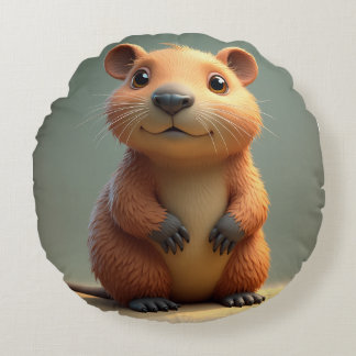 almohadón de almohada capibara