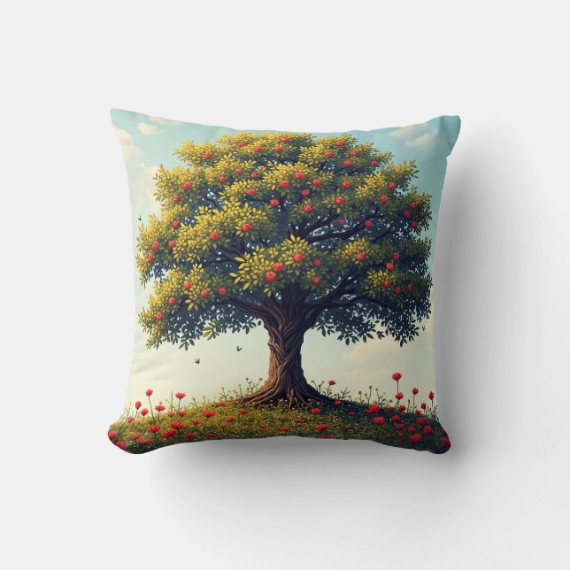 almohadón de almohada de árbol (Anverso)