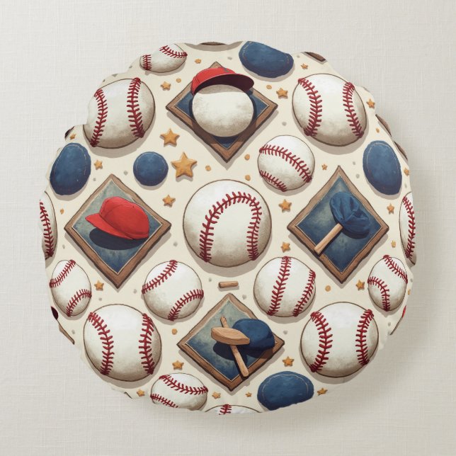 almohadón de almohada de béisbol (Anverso)