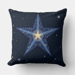 almohadón de almohada de estrella espacial