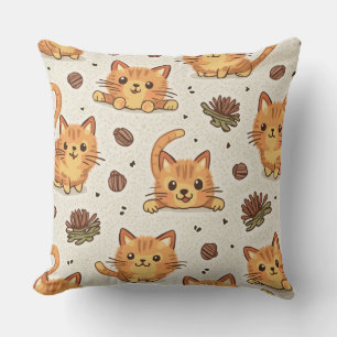 almohadón de almohada de felino grueso