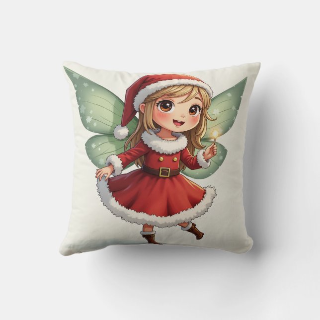 almohadón de almohada de hadas para navidades (Reverso)