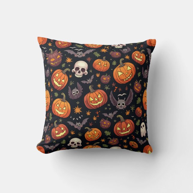 almohadón de almohada de Halloween (Anverso)
