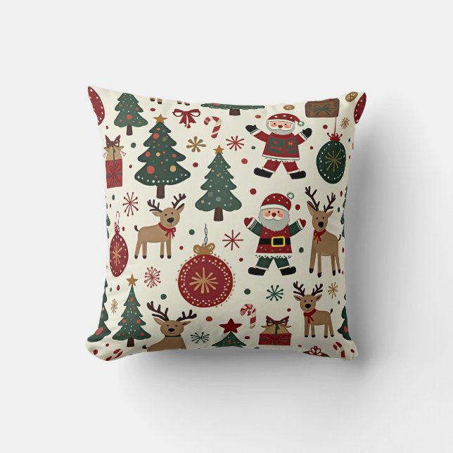almohadón de almohada de navidades (Anverso)
