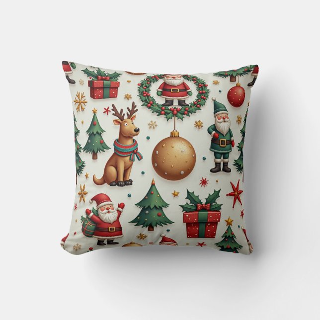 almohadón de almohada de navidades (Anverso)