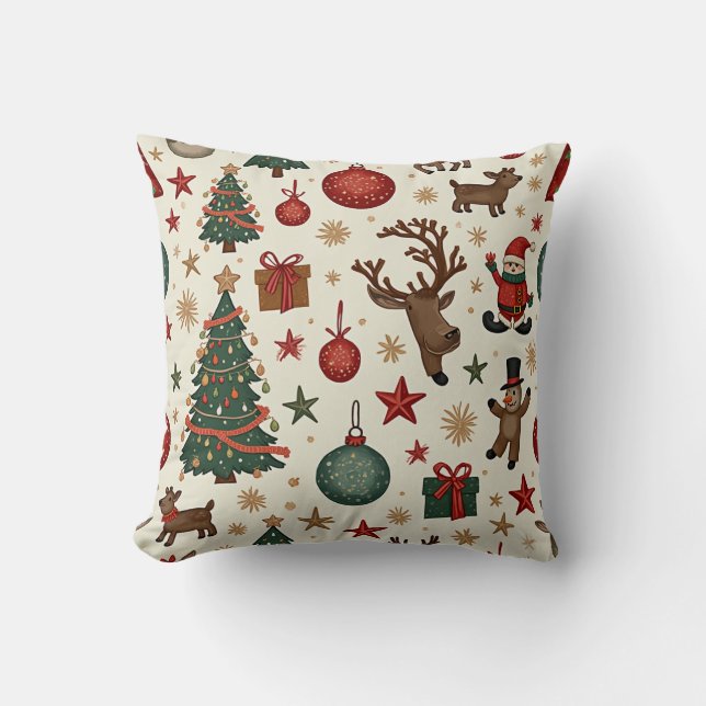 almohadón de almohada de navidades (Anverso)