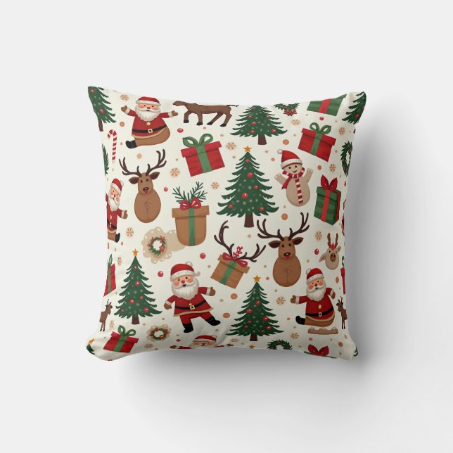 almohadón de almohada de navidades (Anverso)