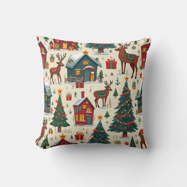 almohadón de almohada de navidades (Anverso)