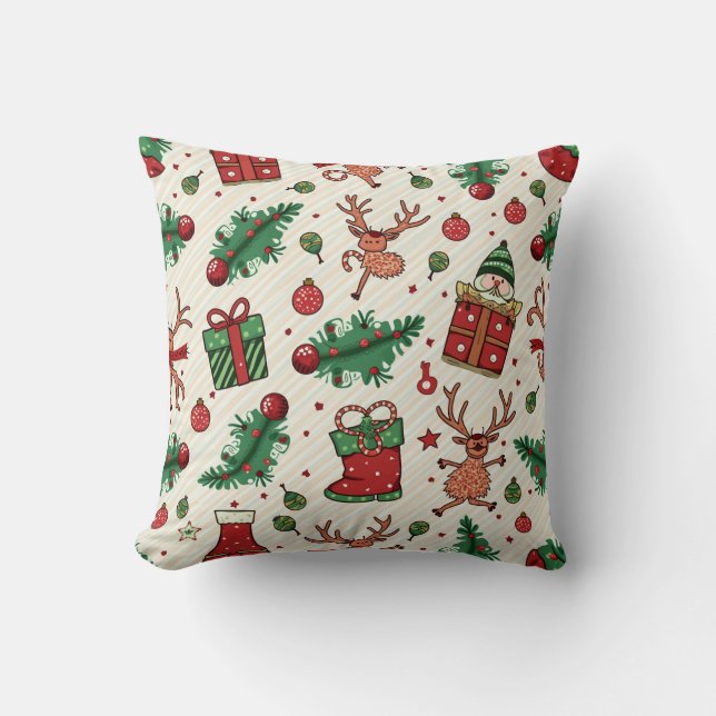 almohadón de almohada de navidades (Anverso)