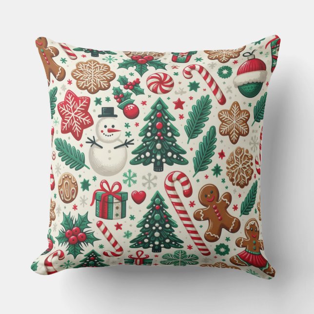 almohadón de almohada de navidades (Anverso)