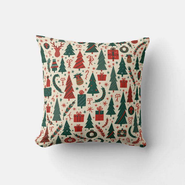 almohadón de almohada de navidades (Anverso)