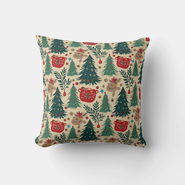 almohadón de almohada de navidades (Anverso)