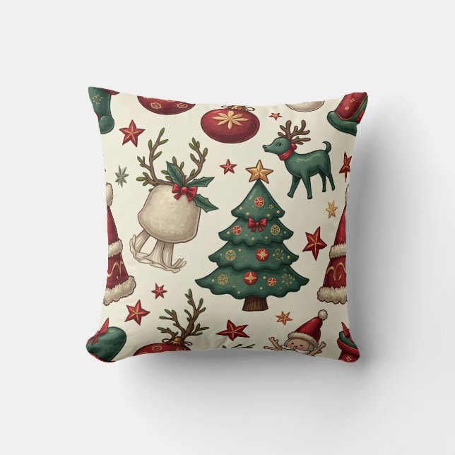 almohadón de almohada de navidades (Anverso)