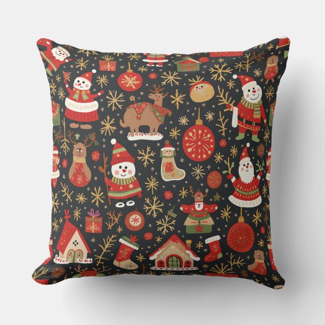 almohadón de almohada de navidades (Anverso)