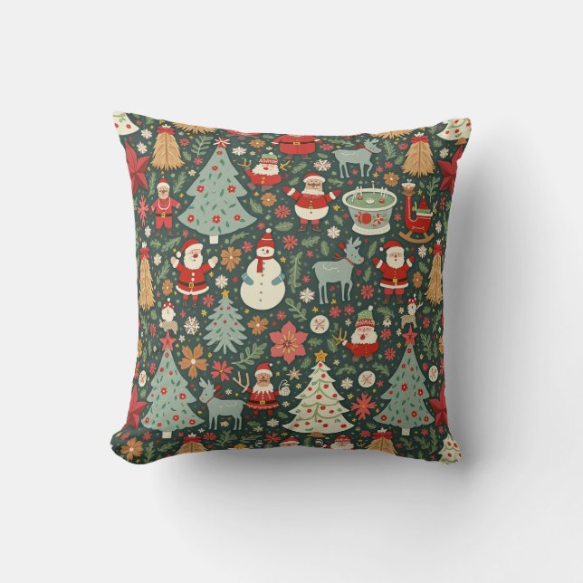 almohadón de almohada de navidades (Anverso)