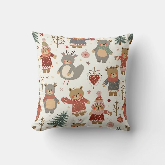almohadón de almohada de navidades (Anverso)