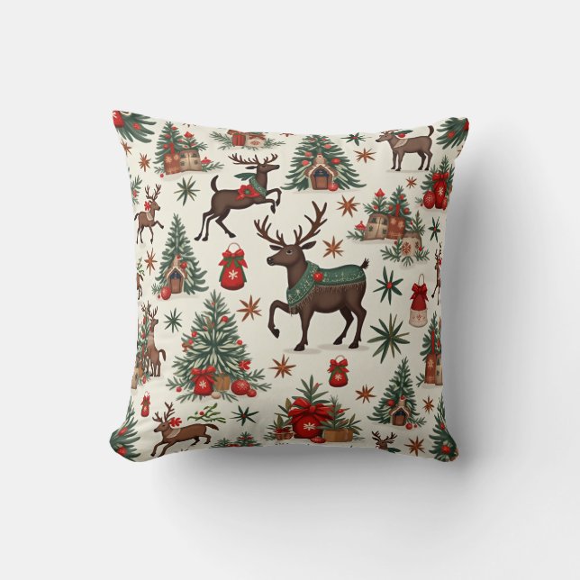 almohadón de almohada de navidades (Anverso)