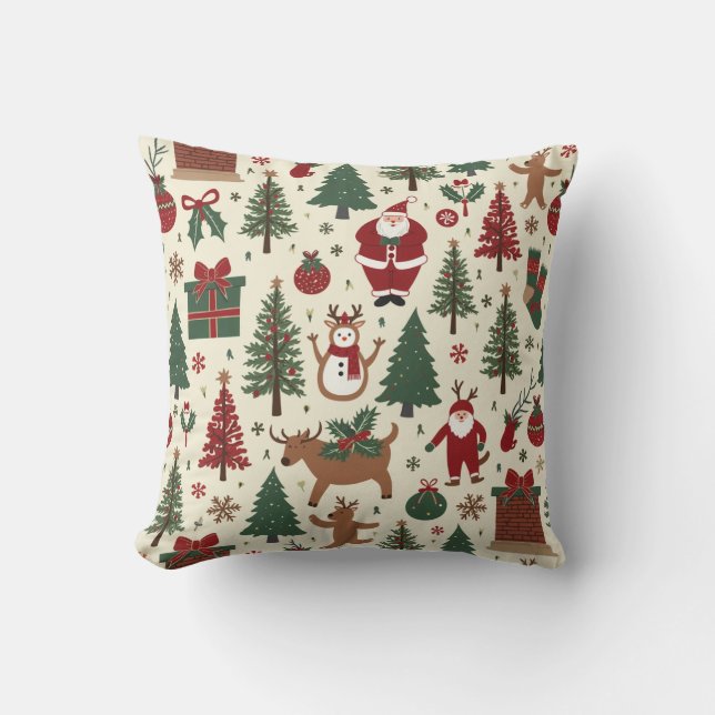almohadón de almohada de navidades (Anverso)