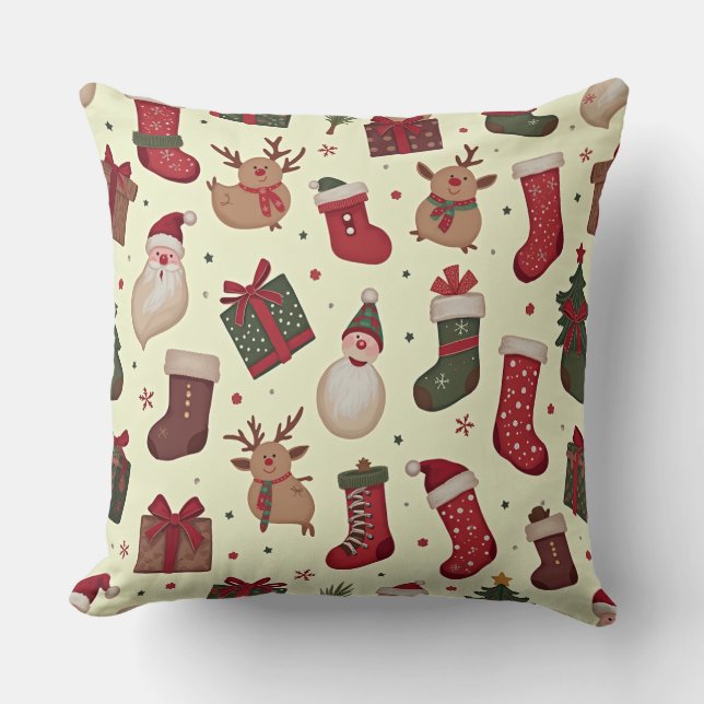 almohadón de almohada de navidades (Anverso)