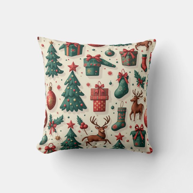 almohadón de almohada de navidades (Anverso)