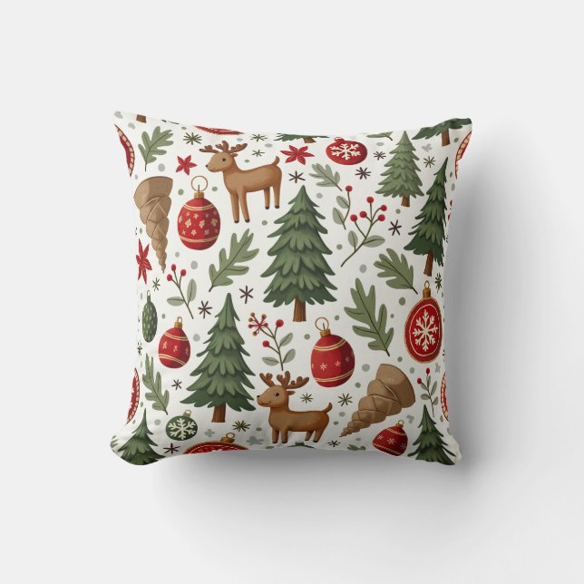 almohadón de almohada de navidades (Anverso)