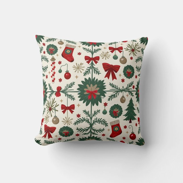 almohadón de almohada de navidades (Anverso)