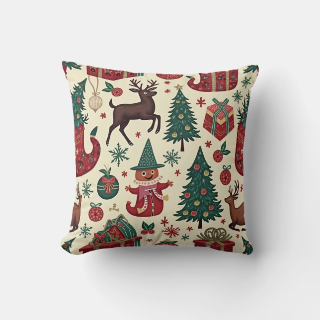 almohadón de almohada de navidades (Anverso)