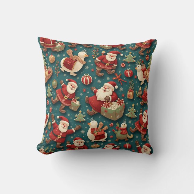 almohadón de almohada de navidades (Anverso)