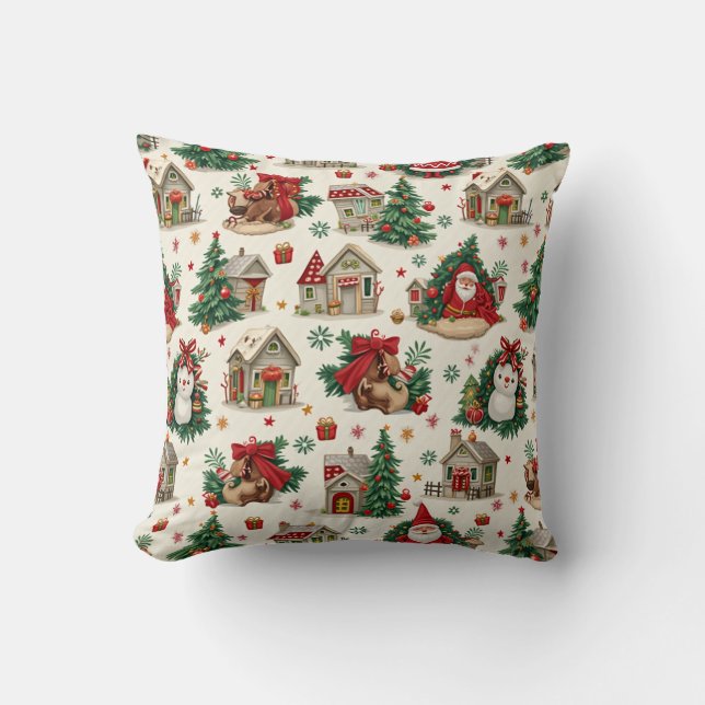 almohadón de almohada de navidades (Anverso)