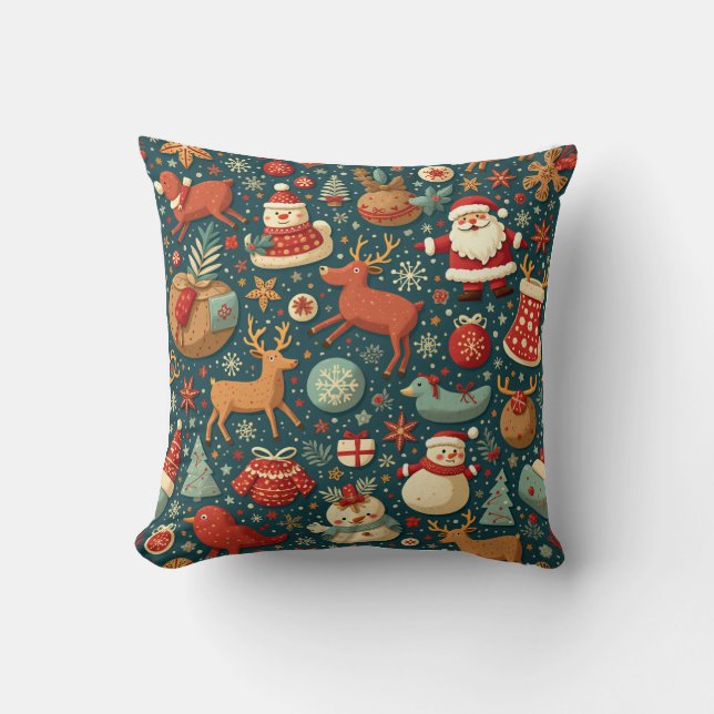 almohadón de almohada de navidades (Anverso)