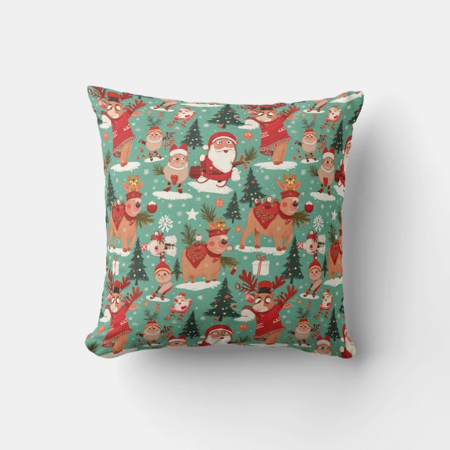 almohadón de almohada de navidades (Anverso)