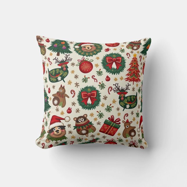 almohadón de almohada de navidades (Anverso)