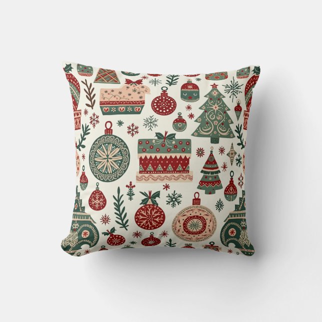 almohadón de almohada de navidades (Anverso)