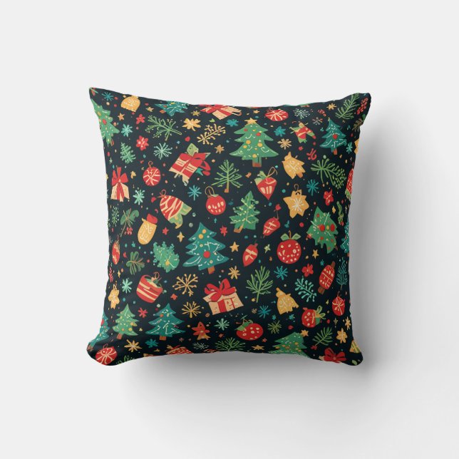 almohadón de almohada de navidades (Anverso)