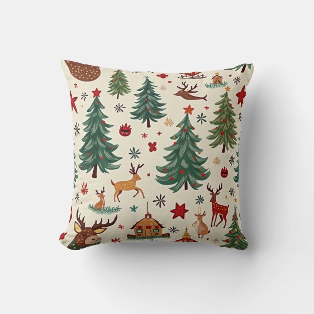 almohadón de almohada de navidades (Anverso)